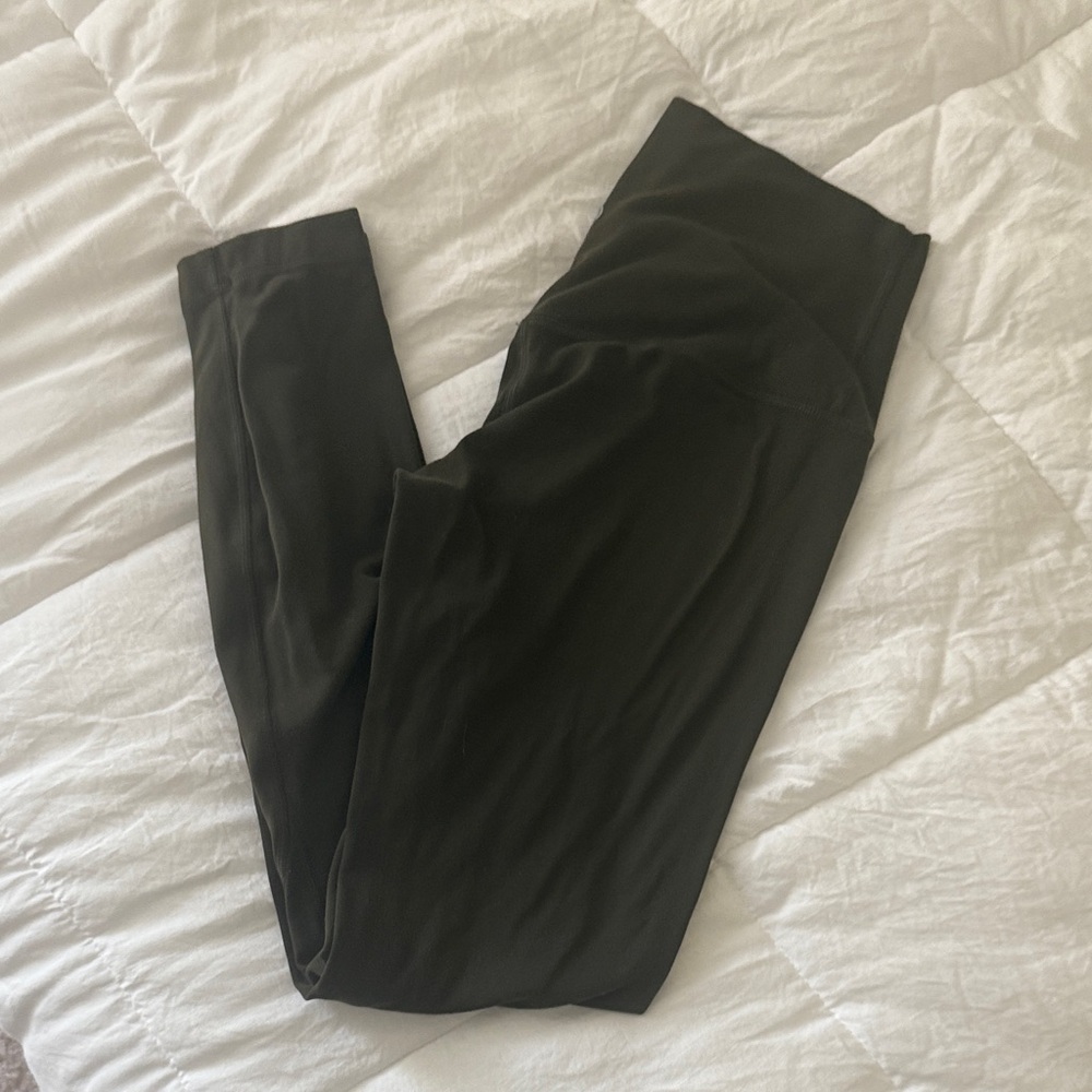 Olive green align pant 4